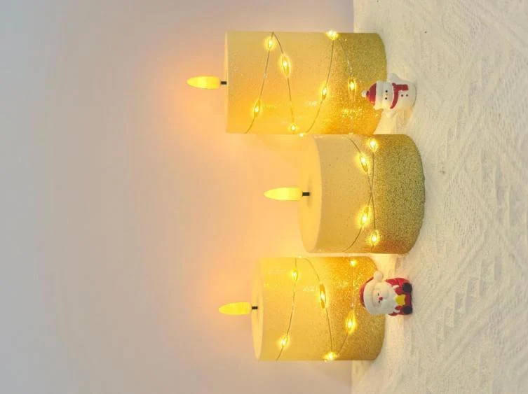 Fairy-Light LED Pillar Candle, model HJL-030A